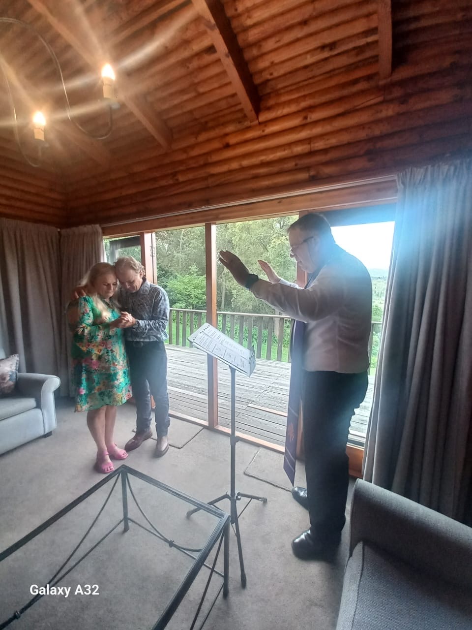Wedding ceremony by Dr. Gerrit Rademeyer in Hartswater