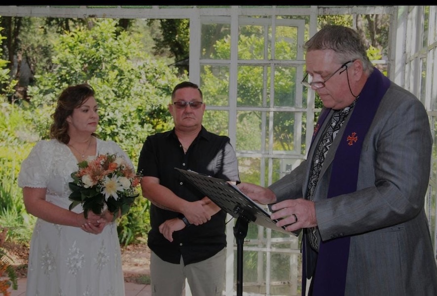 Wedding ceremony by Dr. Gerrit Rademeyer in Hartswater