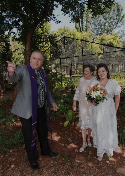 Wedding ceremony by Dr. Gerrit Rademeyer in Hartswater